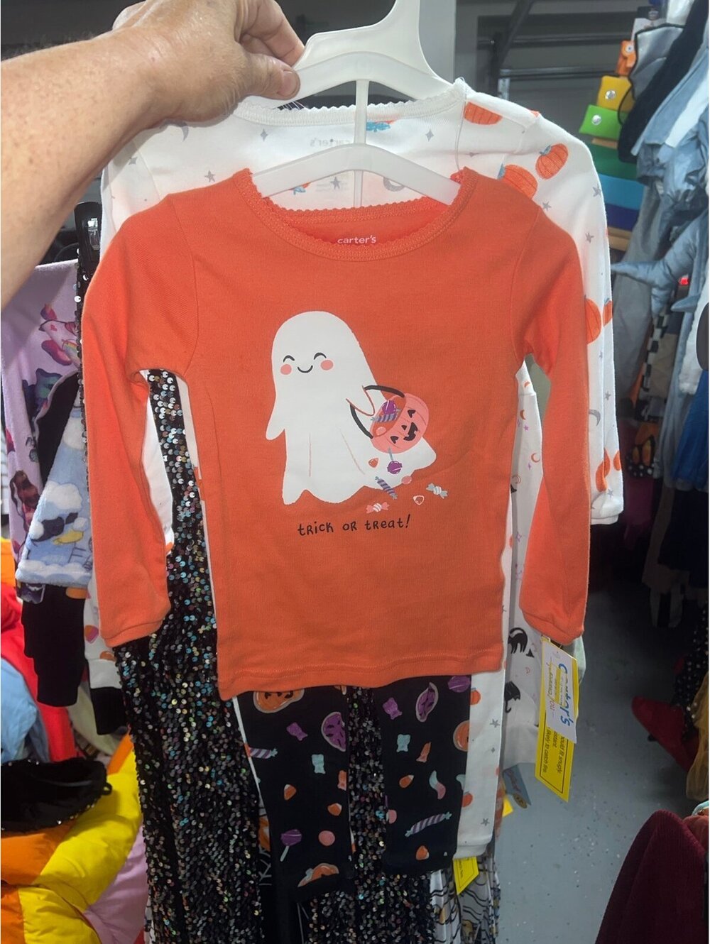 Girls Halloween pajamas double pack size 2t